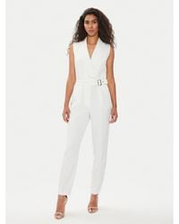 Morgan - Overall 241-Paros Weiß Straight Fit - Lyst