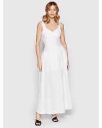 Silvian Heach - Kleid Für Den Alltag Pgp22129Ve Weiß Regular Fit - Lyst