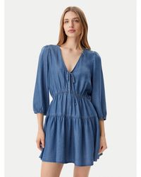 Tommy Hilfiger - Kleid Für Den Alltag Dw0Dw20612 Relaxed Fit - Lyst