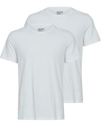 Blend - 2Er-Set T-Shirts Nick 701877 Weiß Regular Fit - Lyst