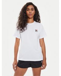 Fila - T-Shirt Faw0698 Weiß Regular Fit - Lyst