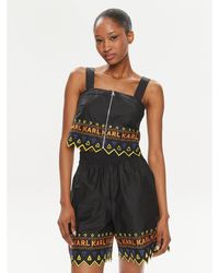 KARL LAGERFELD - Top 241W1611 Slim Fit - Lyst