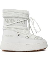 Moon Boot - Schneeschuhe ltrack faux fur wp 24501300002 white 002 - Lyst