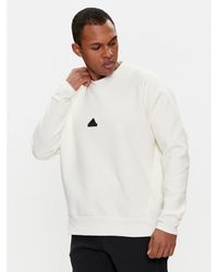 adidas - Sweatshirt Z.N.E. Premium In1845 Weiß Loose Fit - Lyst