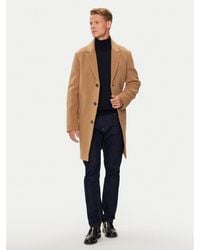 Tommy Hilfiger - Wollmantel Mw0Mw36611 Regular Fit - Lyst