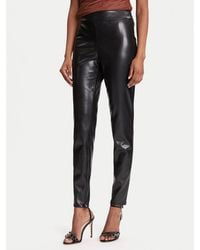 Guess - Hose Aus Kunstleder New Prescilla Petite W4Bb18 Wgik0 Slim Fit - Lyst