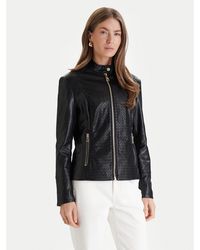 Guess - Jacke Aus Kunstleder W6Rl52 Wl850 Regular Fit - Lyst