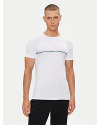 Emporio Armani - T-Shirt 111035 4R729 00010 Weiß Slim Fit - Lyst