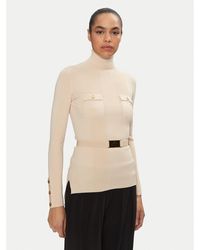 Elisabetta Franchi - Rollkragenpullover Mk-11B-46E2-V350 Regular Fit - Lyst