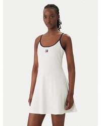 Tommy Hilfiger - Kleid Für Den Alltag Dw0Dw22335 Slim Fit - Lyst
