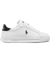 Polo Ralph Lauren - Sneakers hrt ct ii 809829824005 wht/blk - Lyst