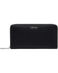 Calvin Klein - Große Damen Geldbörse Ck Must Large Zip Around Wallet K60K606698 - Lyst