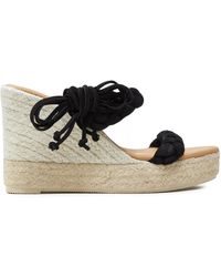 Manebí - Espadrilles Hamptons Two Braided Bands Wedge Espadrilles K 1.0 We - Lyst