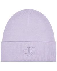 Calvin Klein - Mütze Monogram Embro Beanie K60K612319 - Lyst
