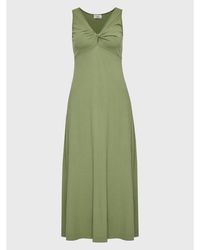 Deha - Kleid Für Den Alltag D83201 Grün Regular Fit - Lyst