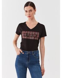 Liu Jo - T-Shirt Mf3338 Js923 Regular Fit - Lyst