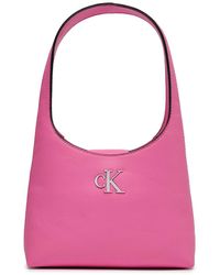 Calvin Klein - Handtasche Minimal Monogram Shoulder Bag K60K610843 - Lyst