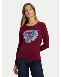 Guess - Bluse W5Bi74 J1314 Slim Fit - Lyst