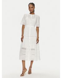 Gap - Sommerkleid 880287-02 Weiß Regular Fit - Lyst