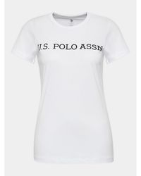 U.S. POLO ASSN. - T-Shirt 16595 Weiß Regular Fit - Lyst