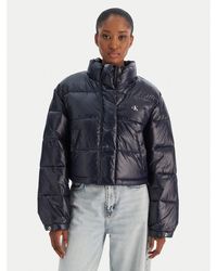 Calvin Klein - Winterjacke Shine Crop Lv047D504G Regular Fit - Lyst