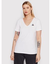Le Coq Sportif - T-Shirt 2210511 Weiß Regular Fit - Lyst