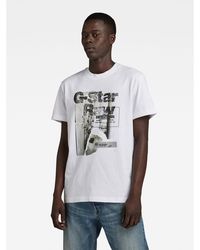 G-Star RAW - HQ Print T-Shirt - Lyst
