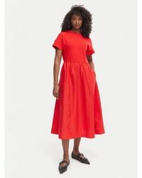 Tommy Hilfiger - Kleid Für Den Alltag Ww0Ww51148 Regular Fit - Lyst