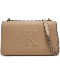 Calvin Klein - Handtasche Sculpted Ew Flap25 Shoulder Bag Lv04K3035G - Lyst