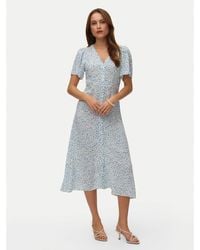 Vero Moda - Kleid Für Den Alltag Alba 10330301 Regular Fit - Lyst