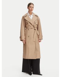 Calvin Klein - Tenchcoat Lv044C501G Regular Fit - Lyst