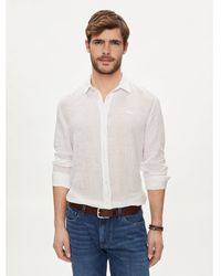 Pepe Jeans - Hemd Paytton Pm308523 Weiß Regular Fit - Lyst