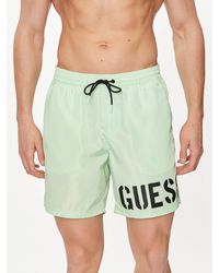 Guess - Badeshorts F4Gt28 Wg292 Grün Regular Fit - Lyst