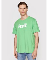 Levi's - T-Shirt 16143-0141 Grün Relaxed Fit - Lyst