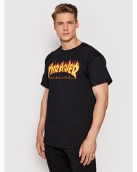 Thrasher - T-Shirt Flame Regular Fit - Lyst