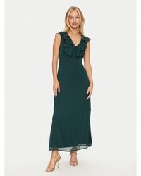 Vila - Abendkleid Falia 14097028 Grün Regular Fit - Lyst