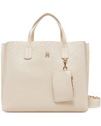 Tommy Hilfiger - Handtasche Th Distinct Satchel Mono Aw0Aw17174 - Lyst