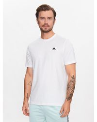 Kappa - T-Shirt 313002 Weiß Regular Fit - Lyst