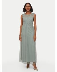 Vila - Abendkleid Lynnea 14052673 Grün Regular Fit - Lyst
