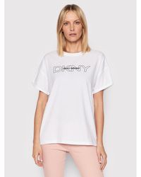 DKNY - T-Shirt Dp1T8483 Weiß Regular Fit - Lyst