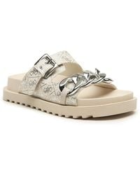 Guess - Pantoletten Fatema Fl6Fat Fal03 - Lyst