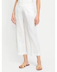 Olsen - Culottes 14002175 Weiß Relaxed Fit - Lyst