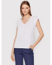 Vero Moda - T-Shirt Filli 10247666 Weiß Regular Fit - Lyst