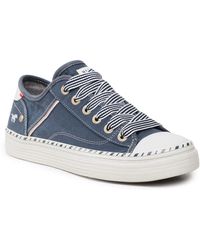 Mustang - Sneakers aus stoff 1376-303-841 jeans - Lyst