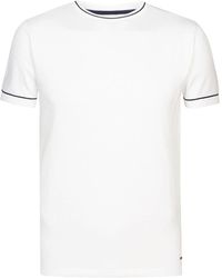 Petrol Industries - T-Shirt M-1030-Kwr204 Weiß Slim Fit - Lyst