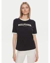 Tommy Hilfiger - T-Shirt Monotype Ww0Ww41208 Regular Fit - Lyst