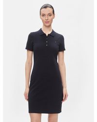 Tommy Hilfiger - Kleid Für Den Alltag 1985 Slim Pique Polo Dress Ss Ww0Ww42048 Slim Fit - Lyst