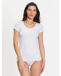 U.S. POLO ASSN. - T-Shirt 66003 Weiß Slim Fit - Lyst