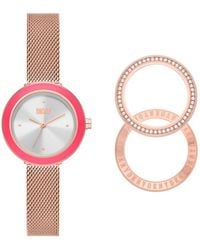 DKNY - Uhr Sasha Ny6654Set Rosé Vergoldet - Lyst
