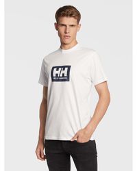 Helly Hansen - T-Shirt Box 53285 Weiß Regular Fit - Lyst